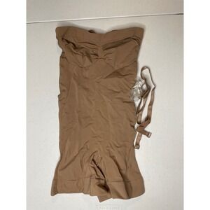 SHAPERX Strapless Shortie Bodysuit, S/M